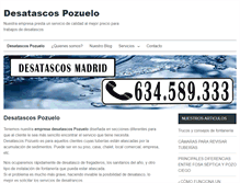 Tablet Screenshot of desatascospozuelo.org